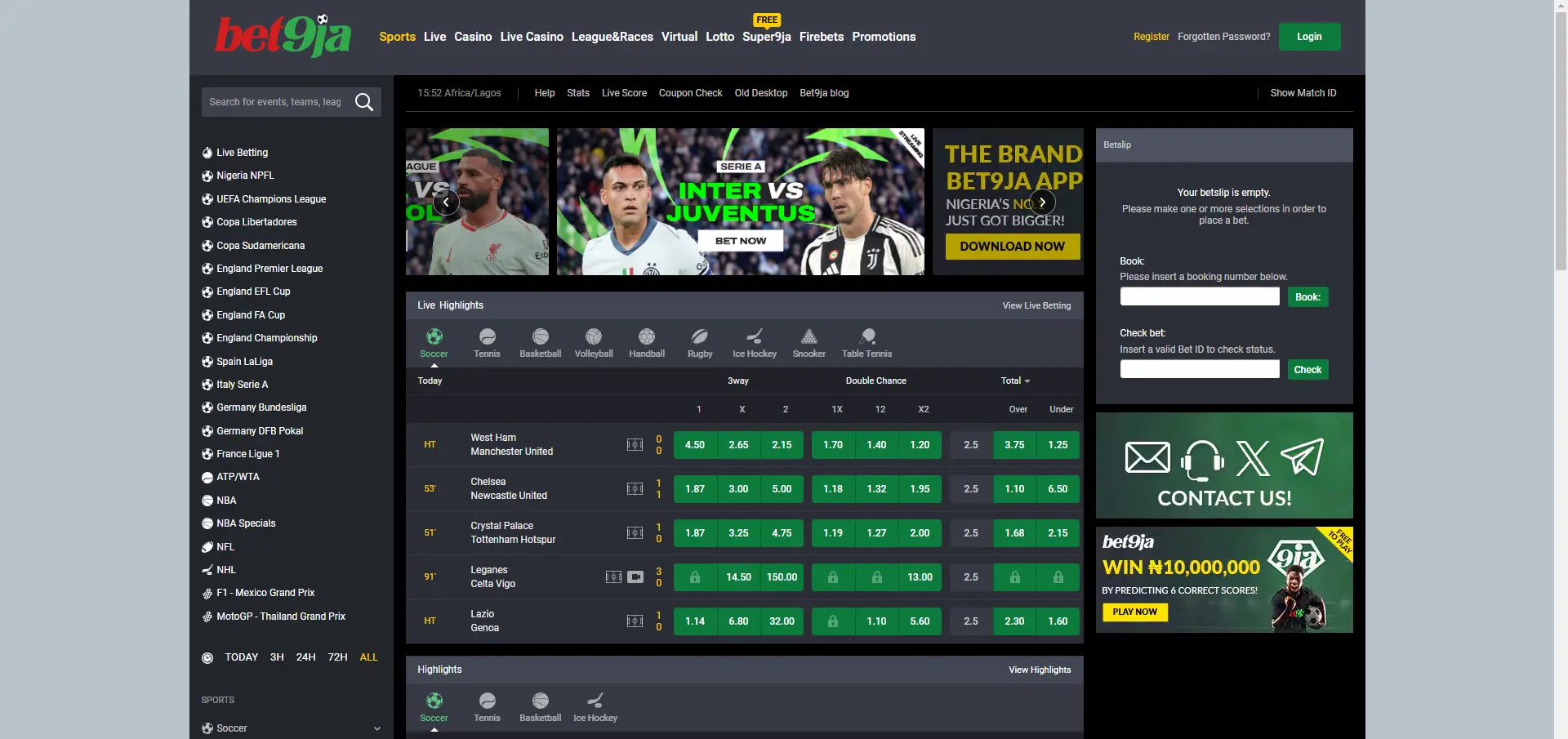 Bet9ja Login Betting Company And Online Casino In Nigeria